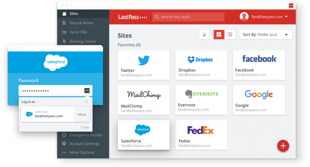 Lastpass Business Screenshot